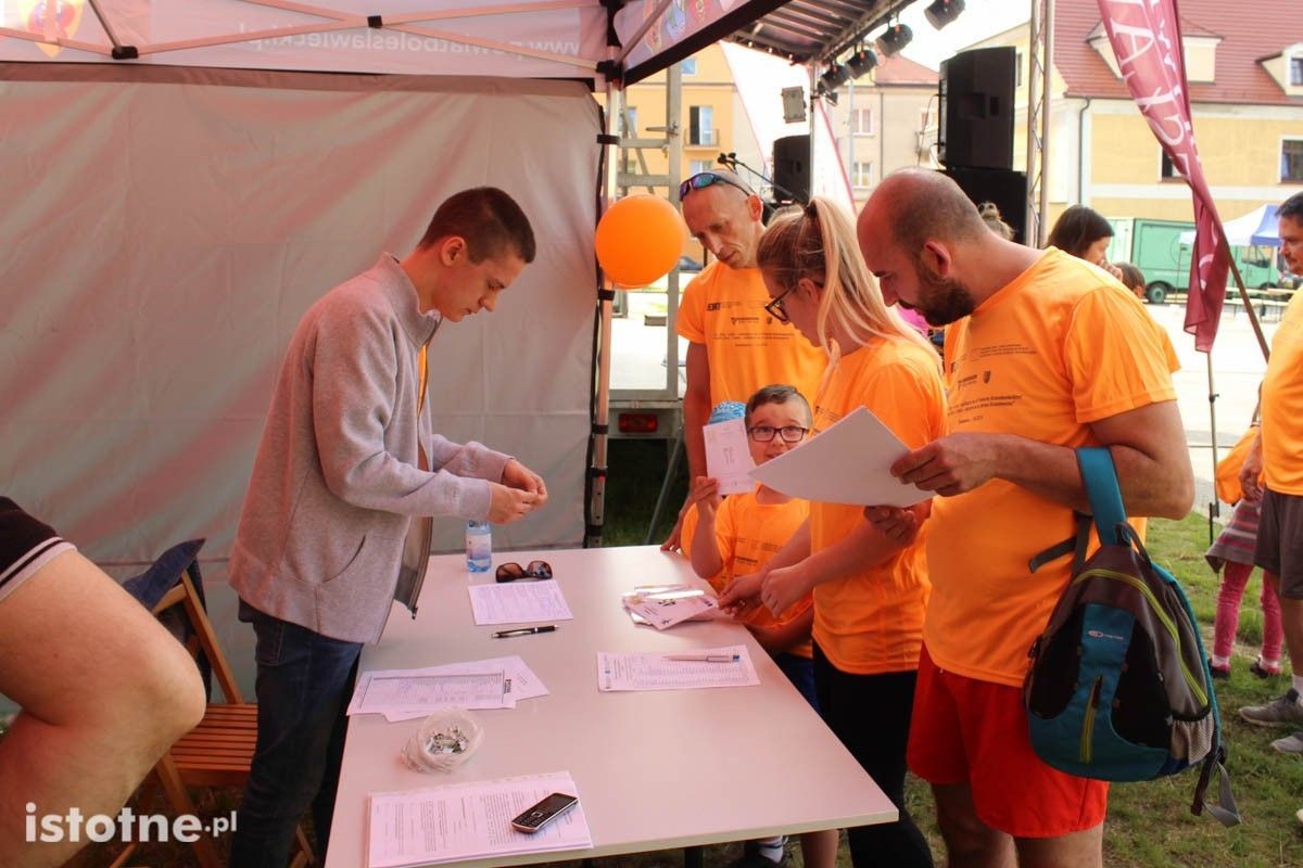 Biegacze w czasie 8 Rundki z Powiatem Bolesławieckim