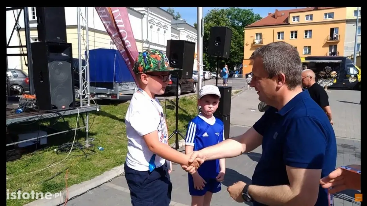 Biegacze w czasie 8 Rundki z Powiatem Bolesławieckim