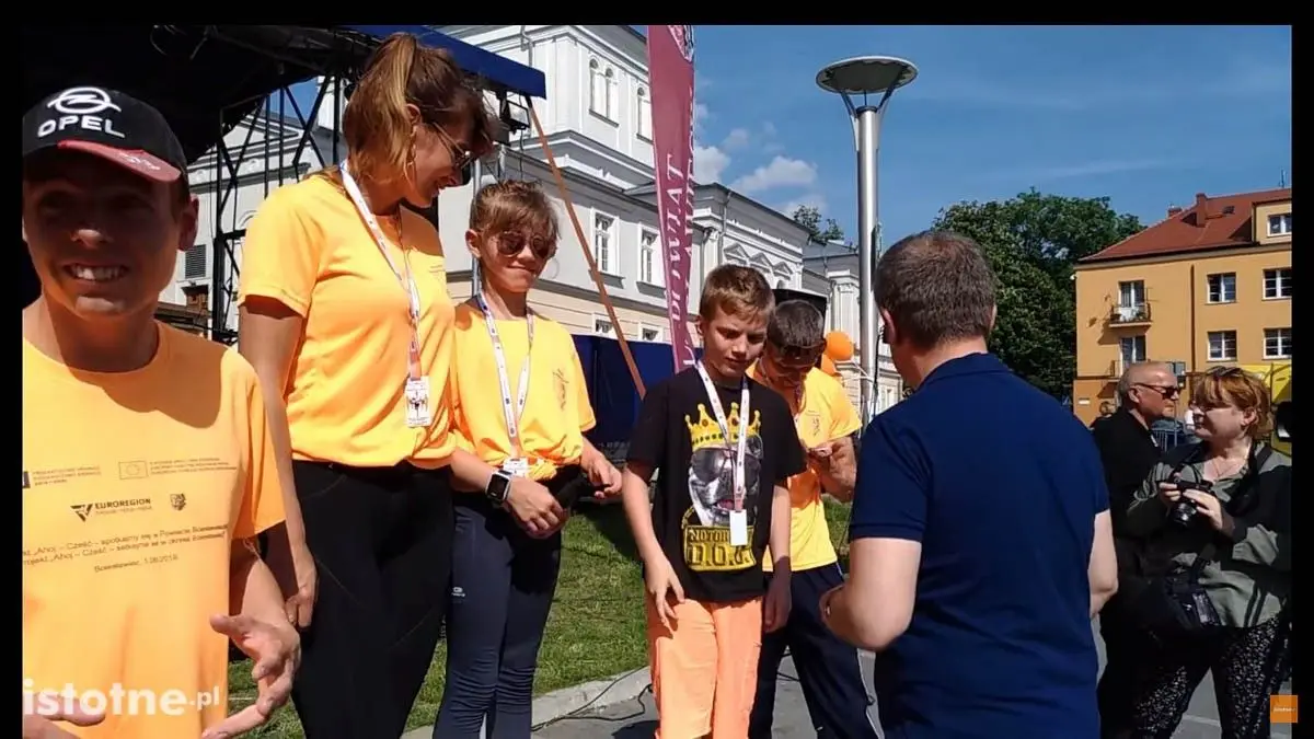 Biegacze w czasie 8 Rundki z Powiatem Bolesławieckim