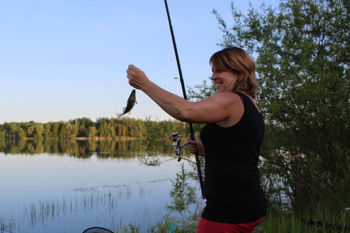 Wędkarze na Krępnicy