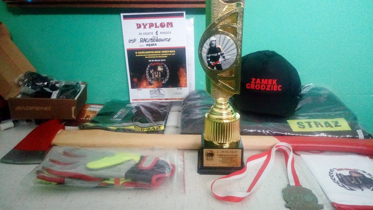 Strażacy z Raciborowic najlepsi na Ogólnopolskich Igrzyskach