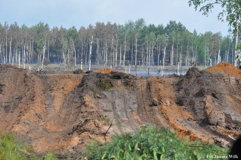 Pożar na poligonie, spłonęło 15 ha