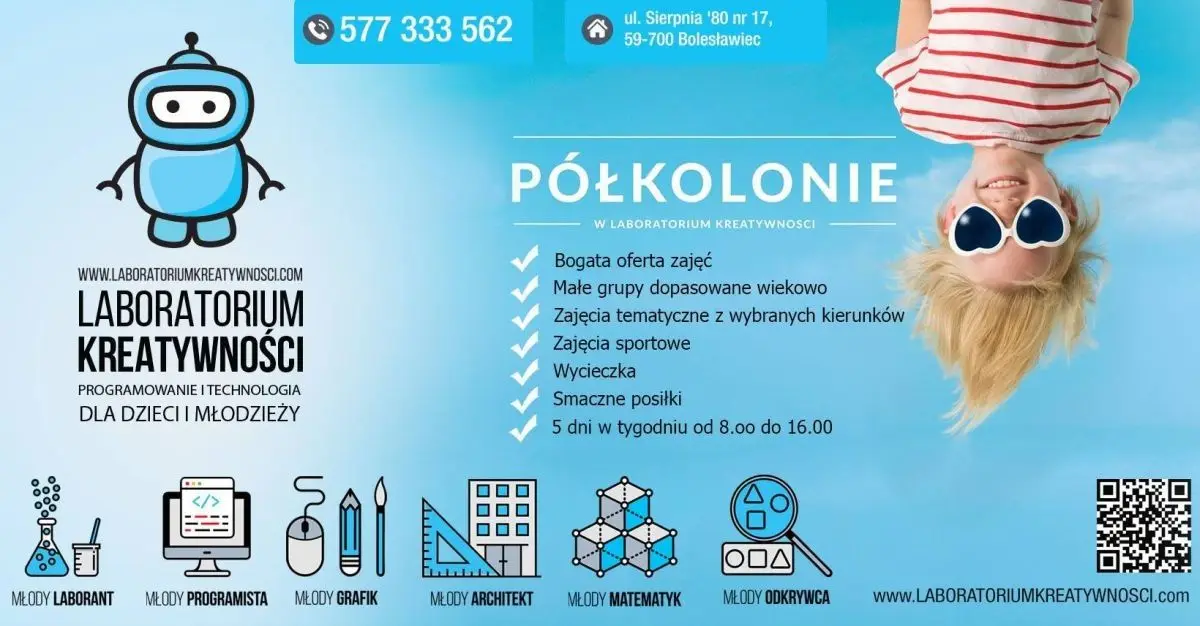 Półkolonie w Laboratorium Kreatywności