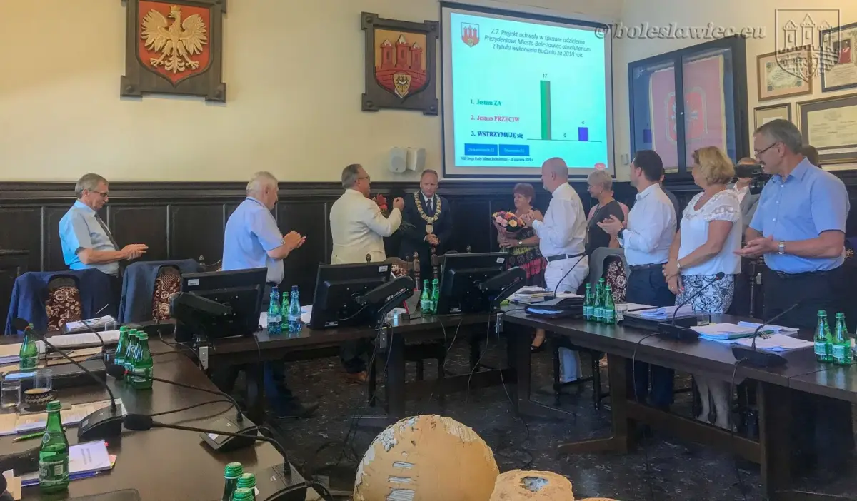 Absolutorium dla prezydenta Bolesławca Piotra Romana