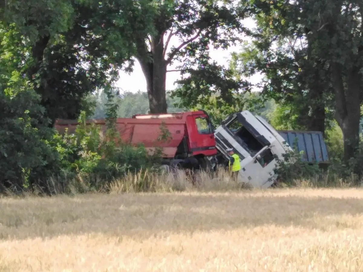 Wypadek koło Raciborowic