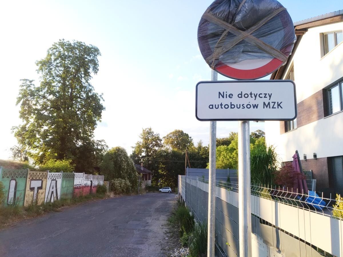 Znaki zakazu ruchu na Kosiby/Kresów II RP