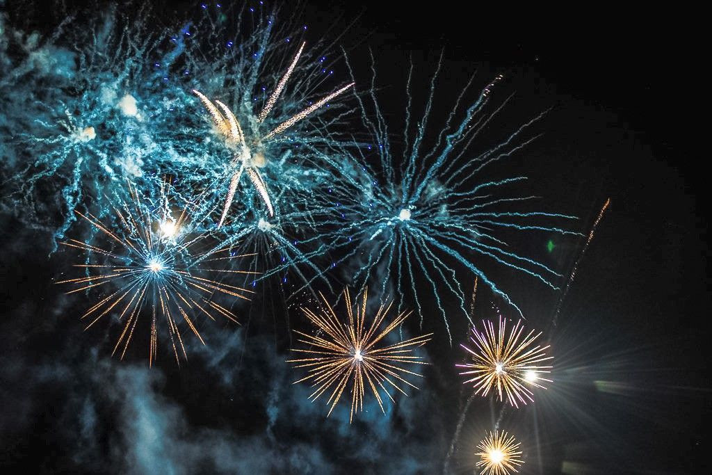 Pancerniacy świętowali po zmroku