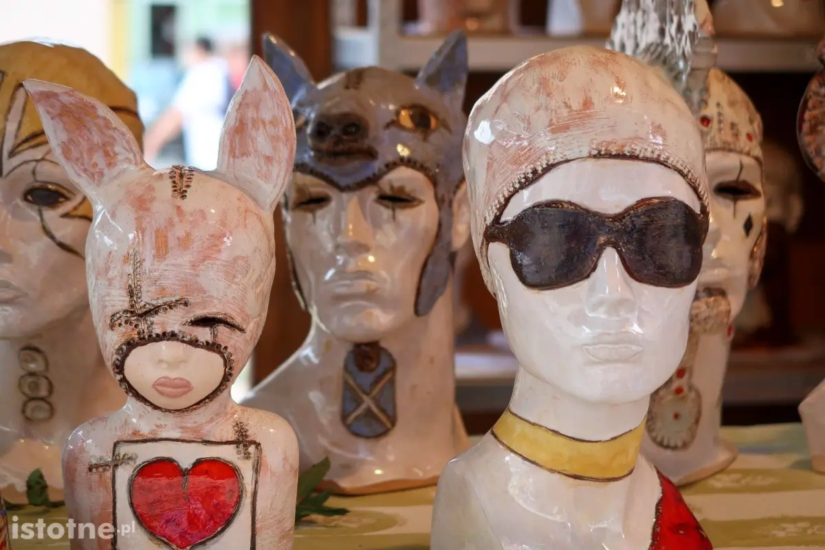 Ceramika na targach ceramicznych w Bolesławcu