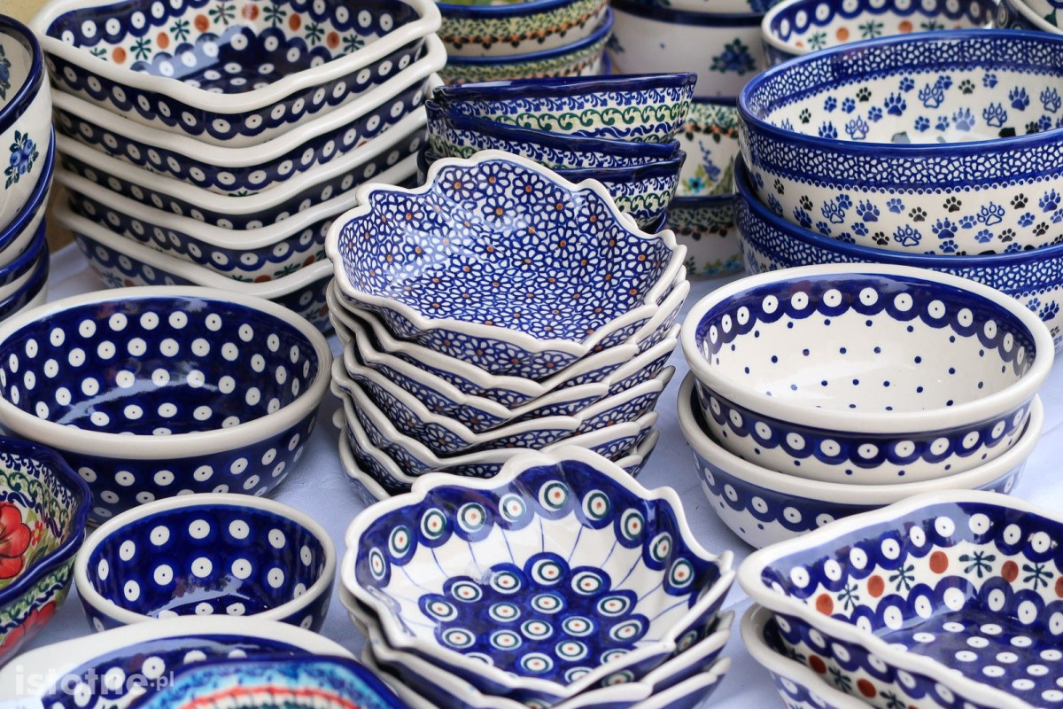 Ceramika na targach ceramicznych w Bolesławcu