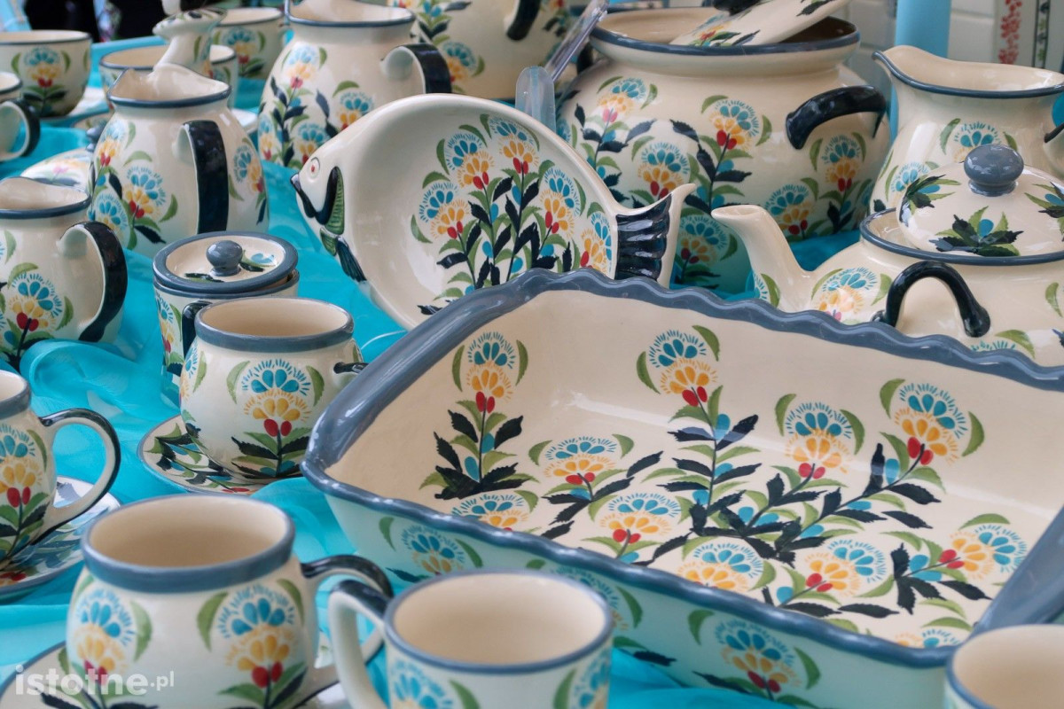 Ceramika na targach ceramicznych w Bolesławcu