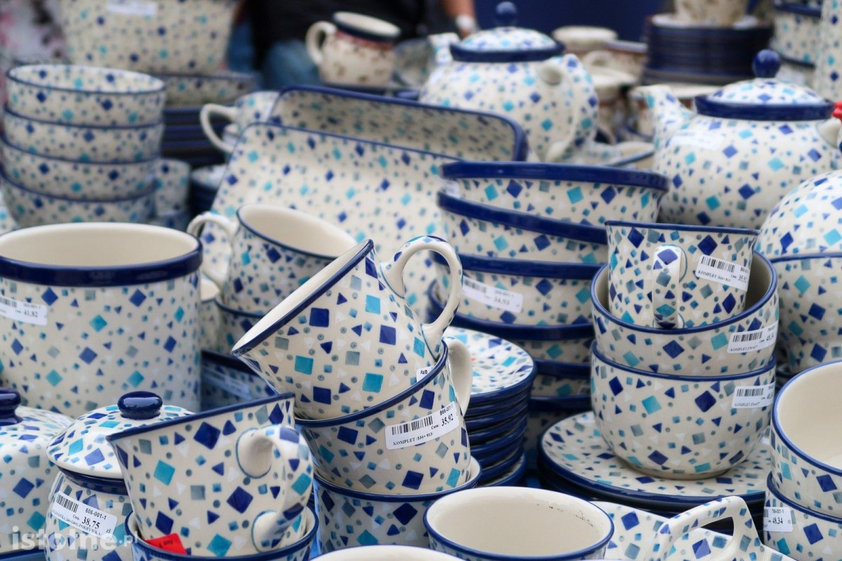 Ceramika na targach ceramicznych w Bolesławcu