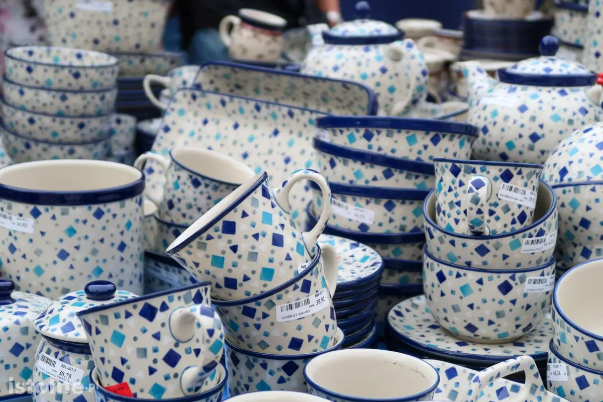 Ceramika na targach ceramicznych w Bolesławcu