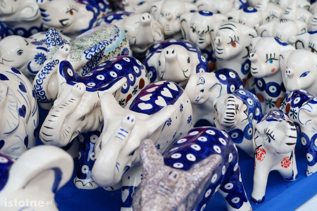 Ceramika na targach ceramicznych w Bolesławcu