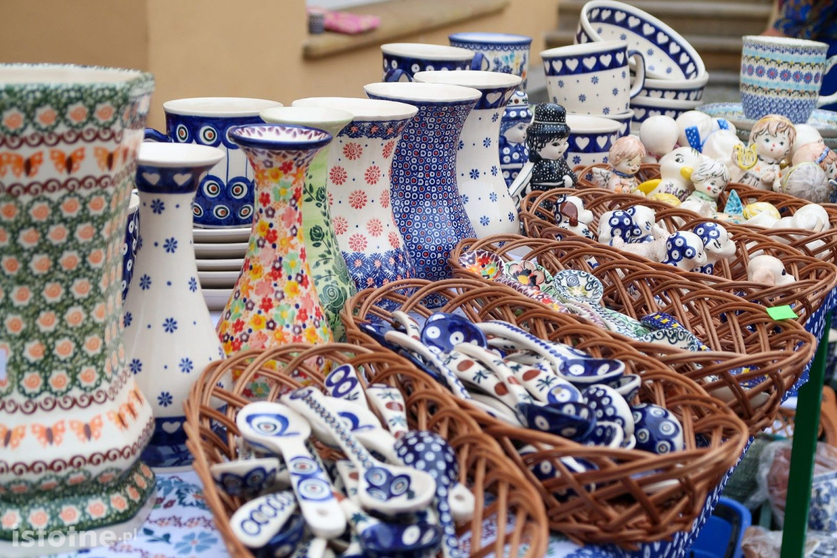 Ceramika na targach ceramicznych w Bolesławcu