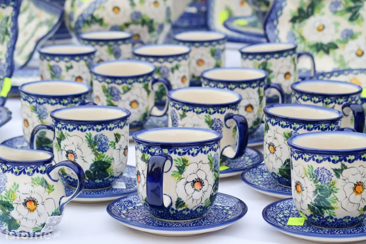 Ceramika na targach ceramicznych w Bolesławcu