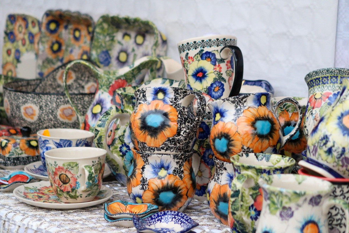 Ceramika na targach ceramicznych w Bolesławcu
