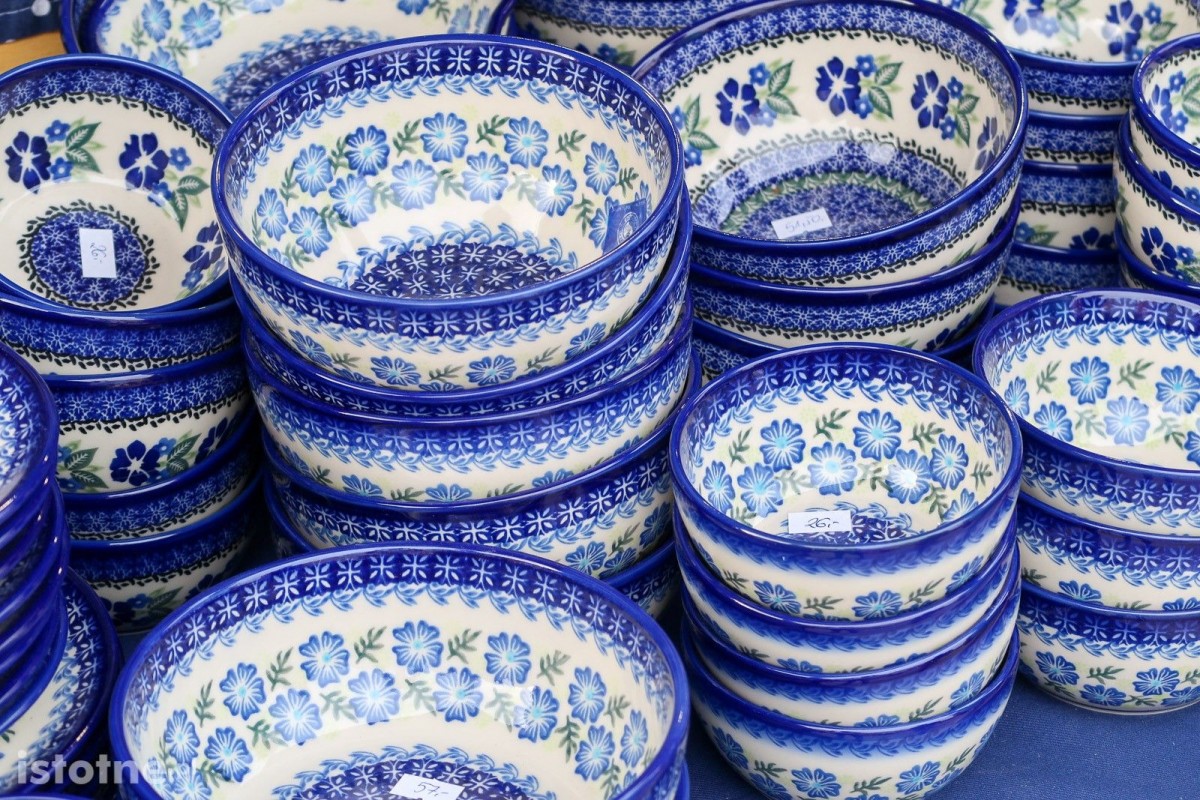 Ceramika na targach ceramicznych w Bolesławcu