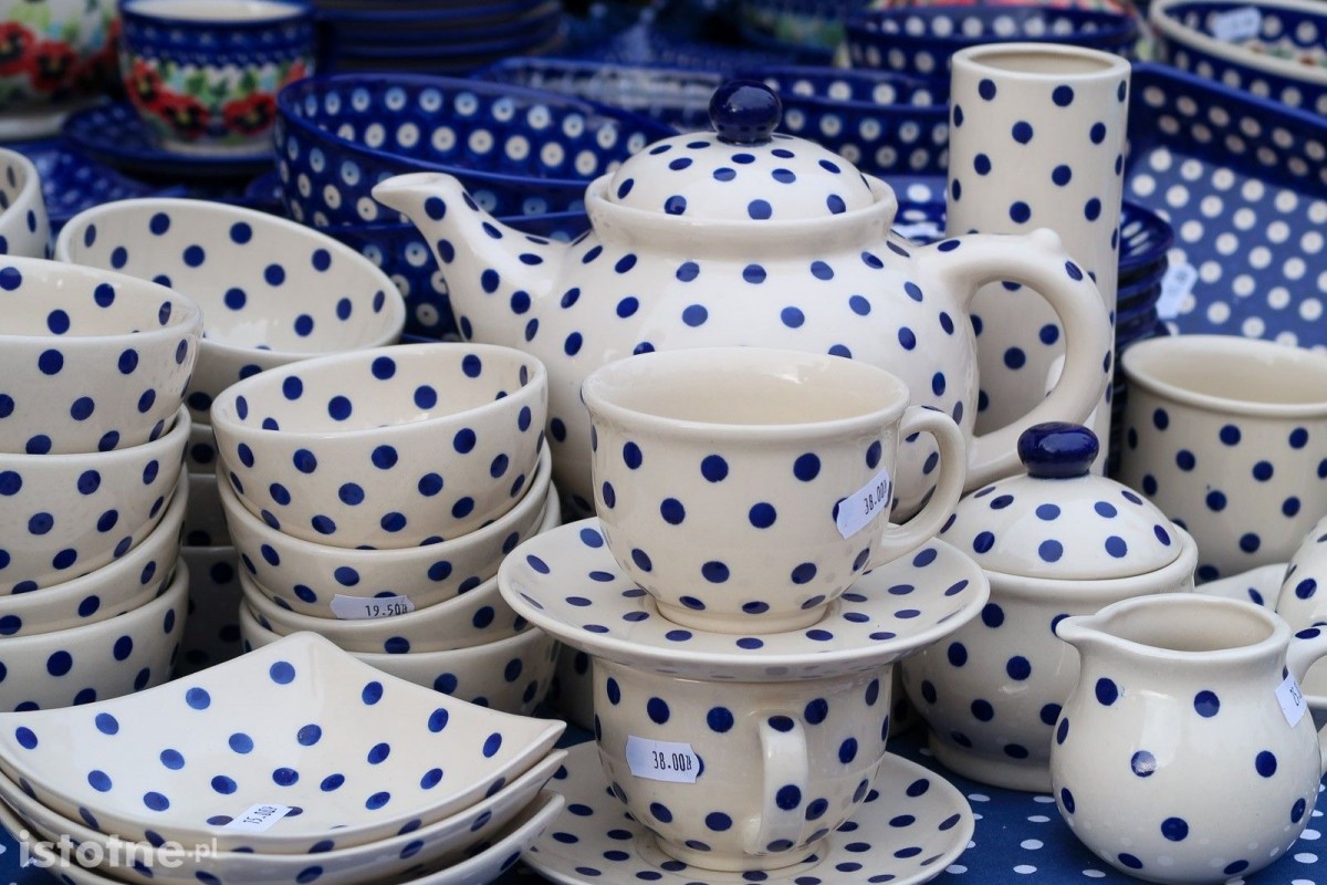 Ceramika na targach ceramicznych w Bolesławcu