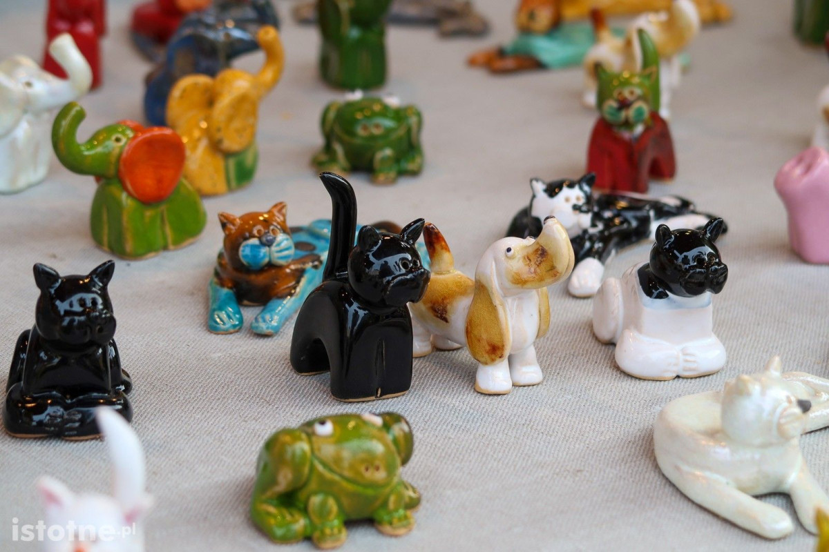 Ceramika na targach ceramicznych w Bolesławcu