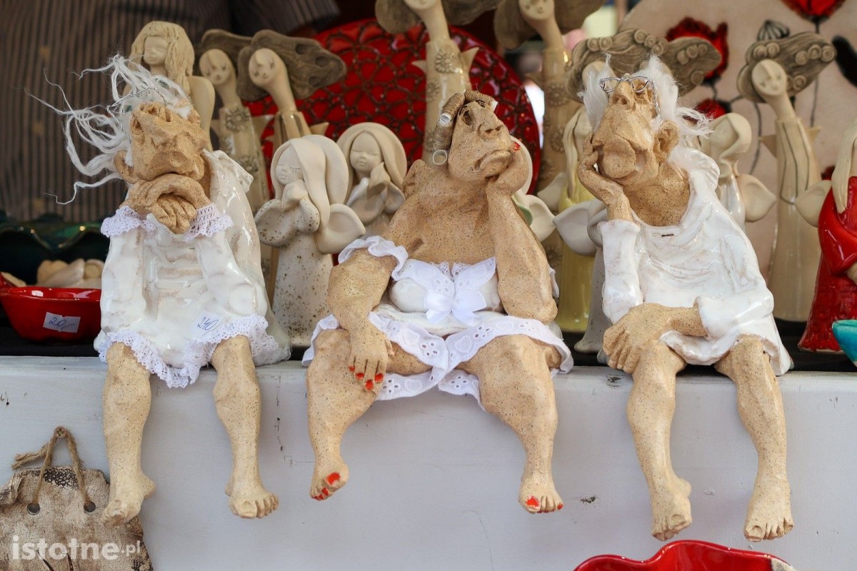 Ceramika na targach ceramicznych w Bolesławcu