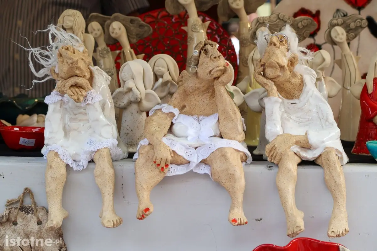 Ceramika na targach ceramicznych w Bolesławcu