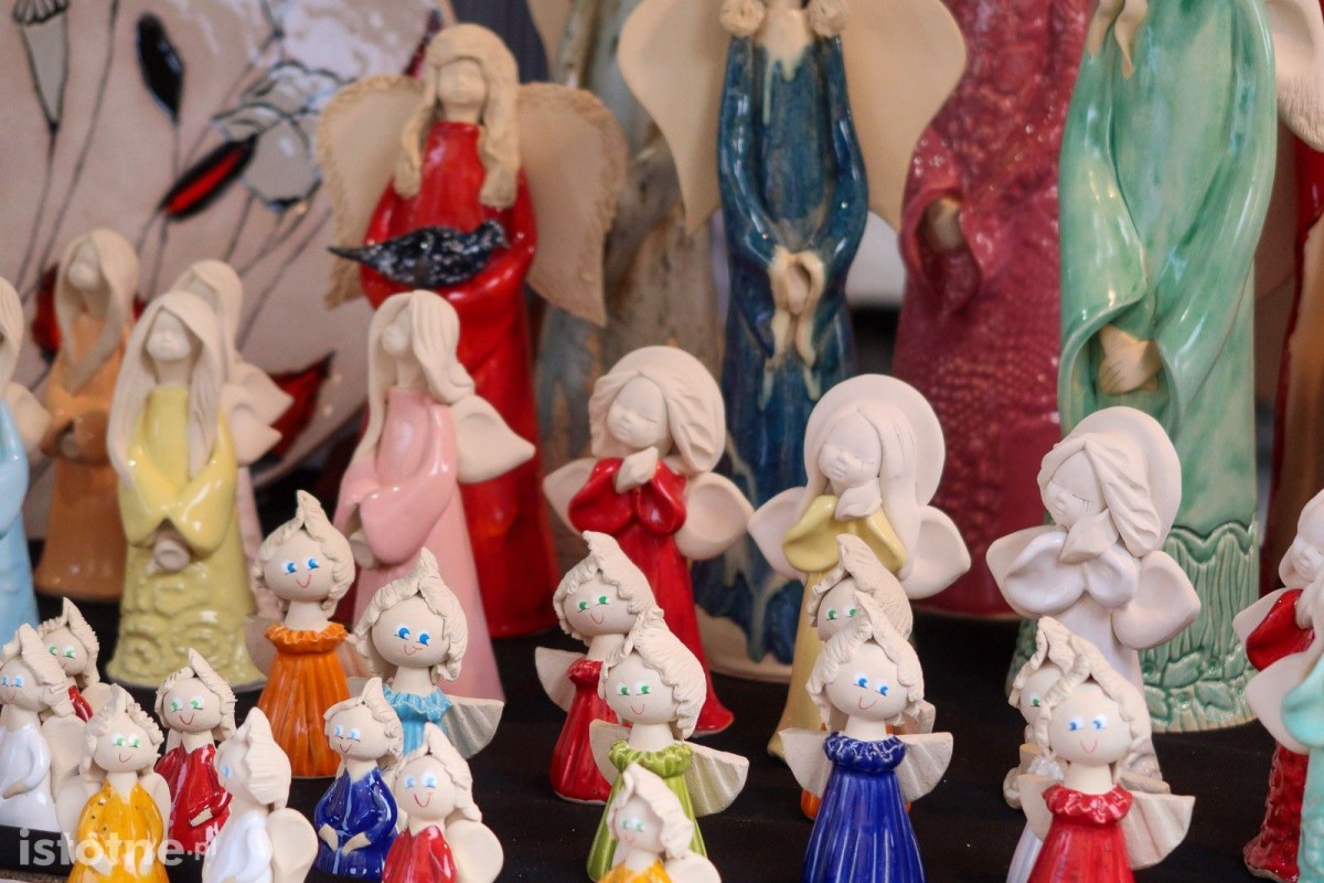 Ceramika na targach ceramicznych w Bolesławcu