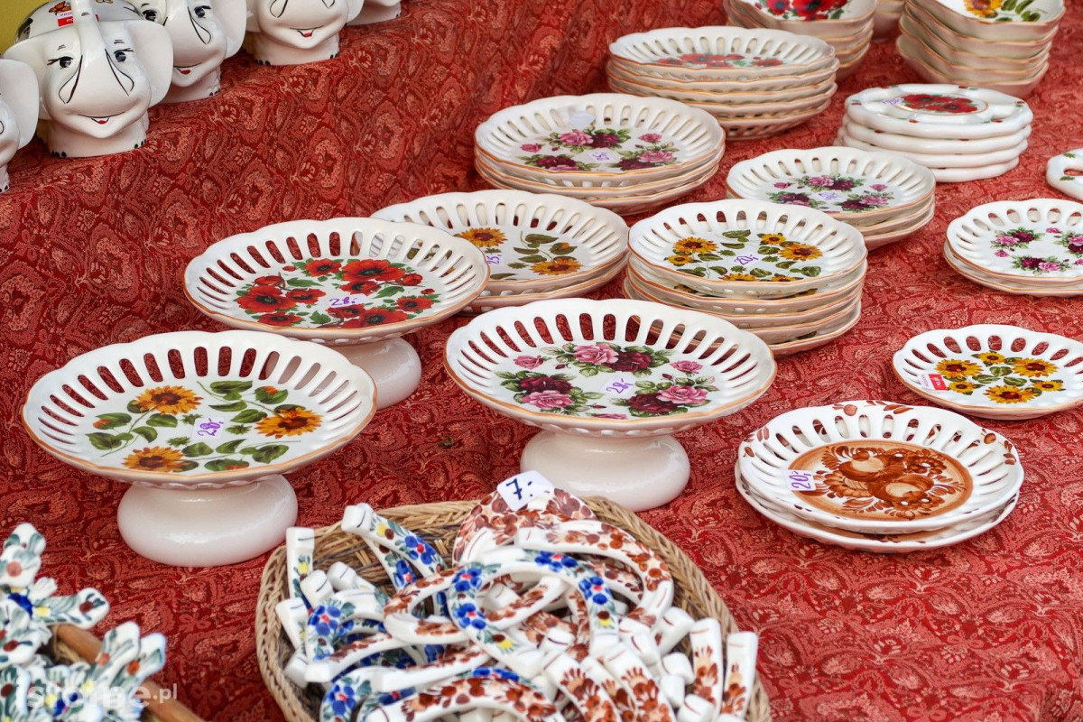 Ceramika na targach ceramicznych w Bolesławcu
