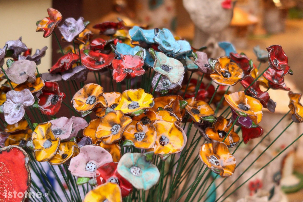 Ceramika na targach ceramicznych w Bolesławcu