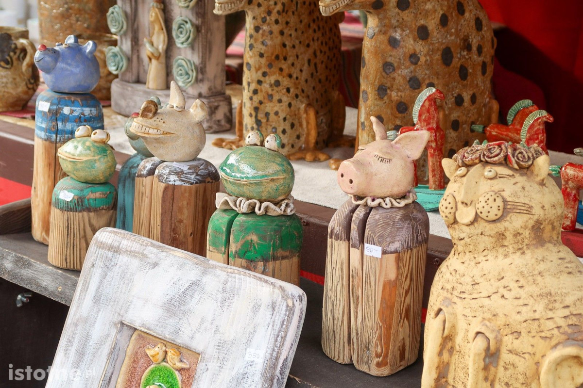 Ceramika na targach ceramicznych w Bolesławcu