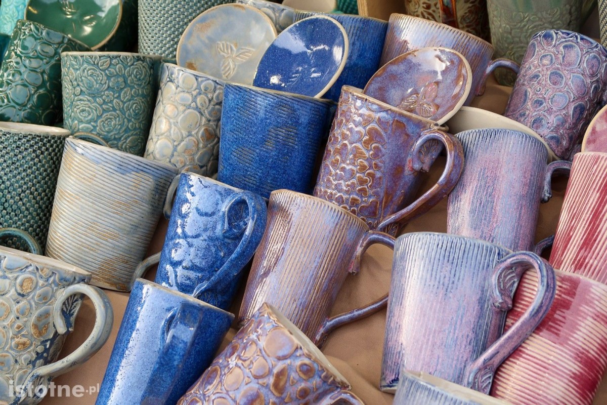 Ceramika na targach ceramicznych w Bolesławcu