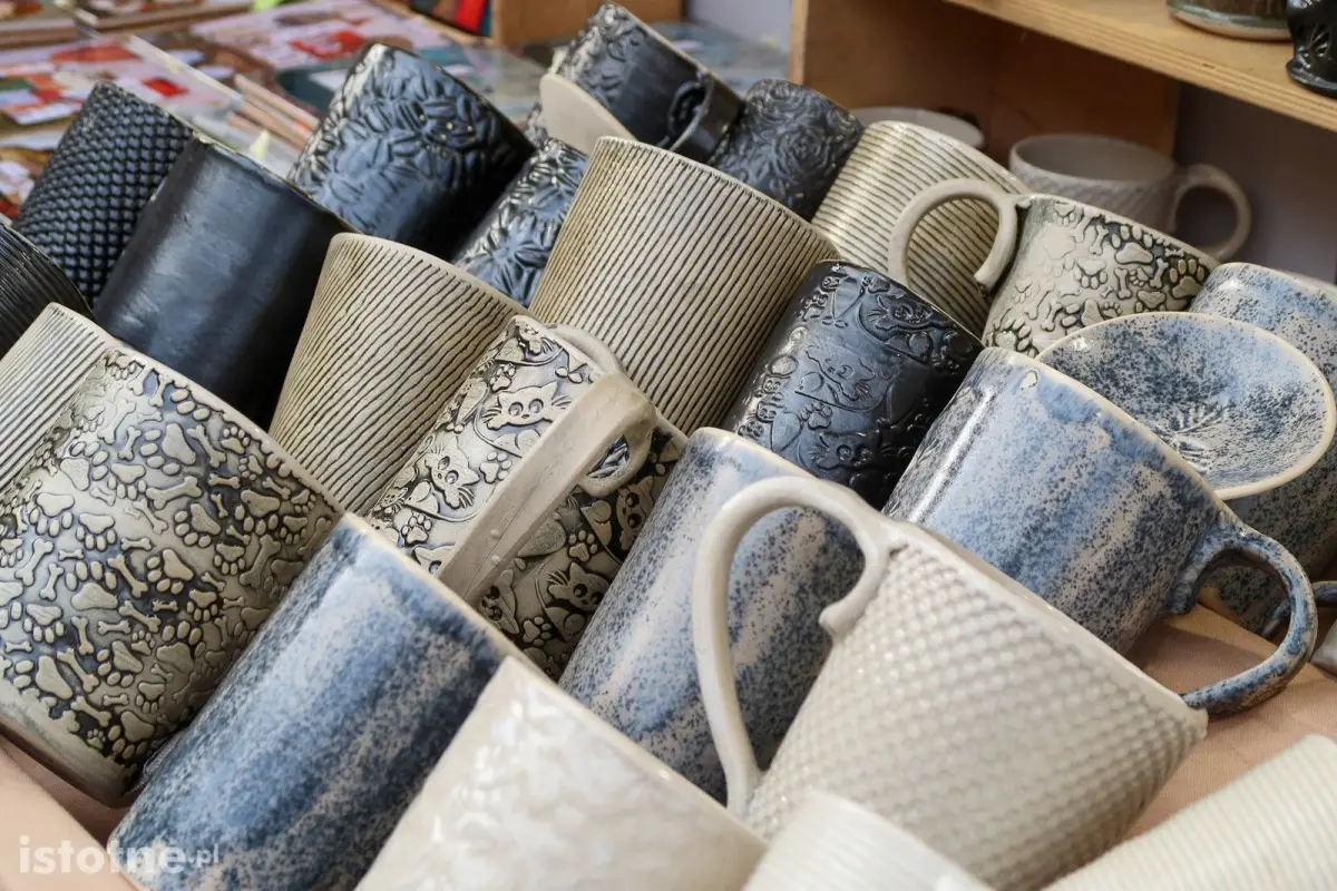 Ceramika na targach ceramicznych w Bolesławcu