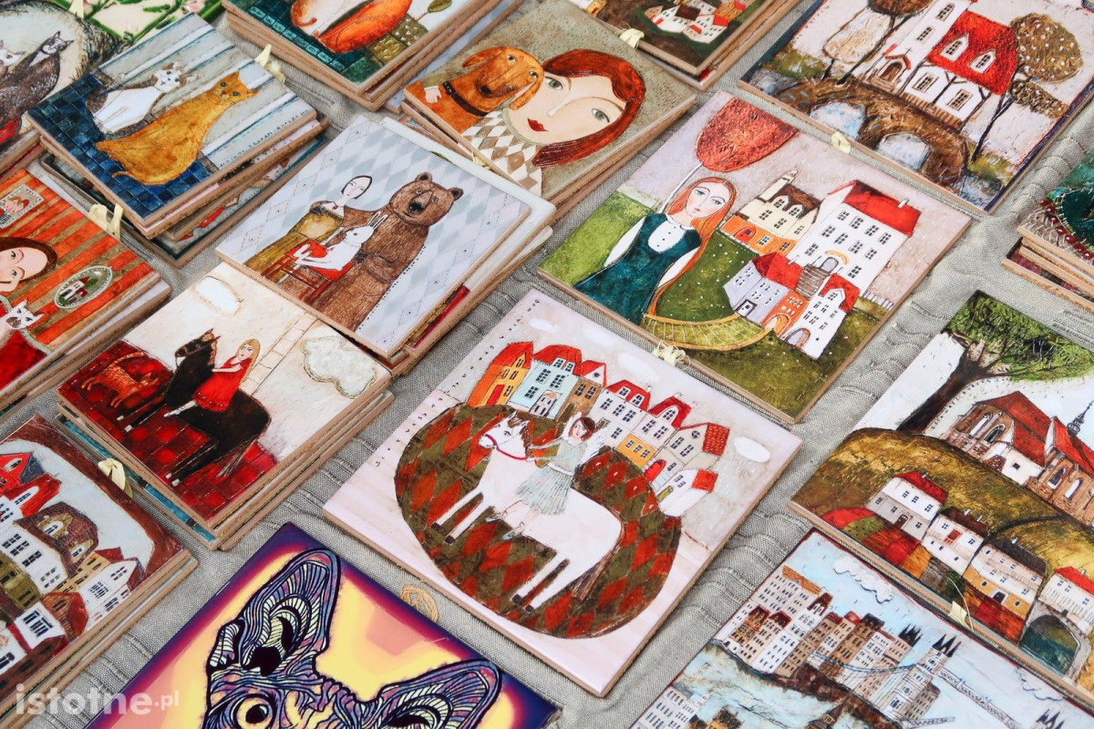 Ceramika na targach ceramicznych w Bolesławcu