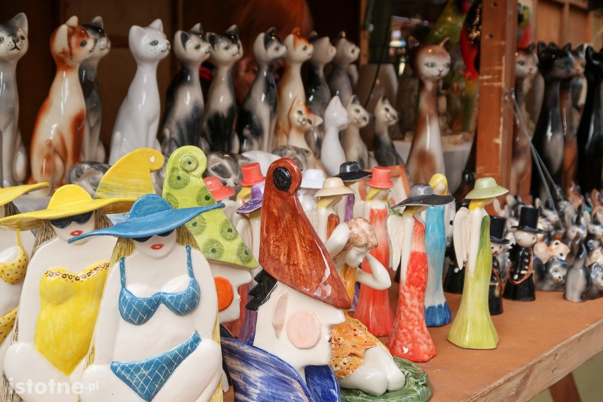 Ceramika na targach ceramicznych w Bolesławcu