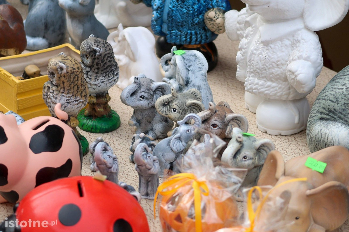 Ceramika na targach ceramicznych w Bolesławcu