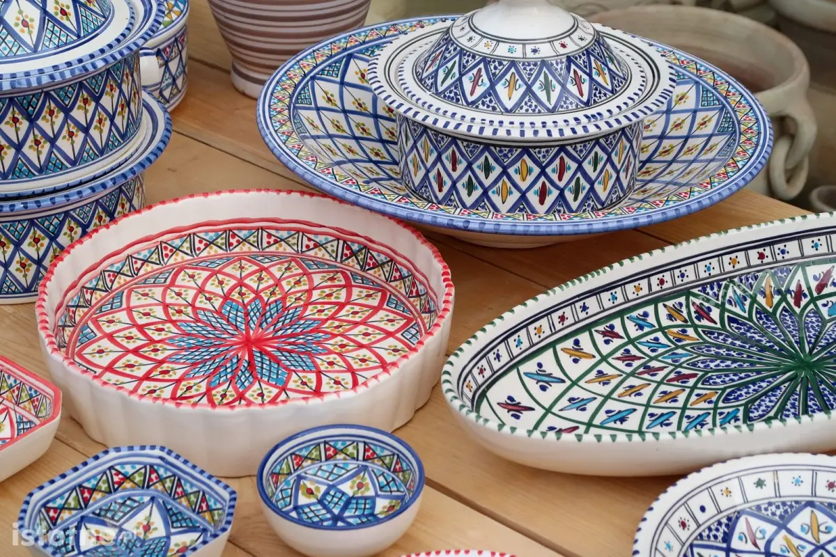 Ceramika na targach ceramicznych w Bolesławcu