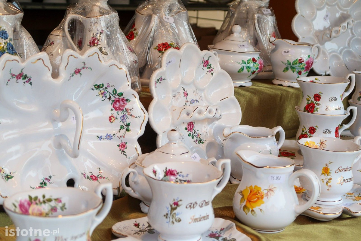 Ceramika na targach ceramicznych w Bolesławcu