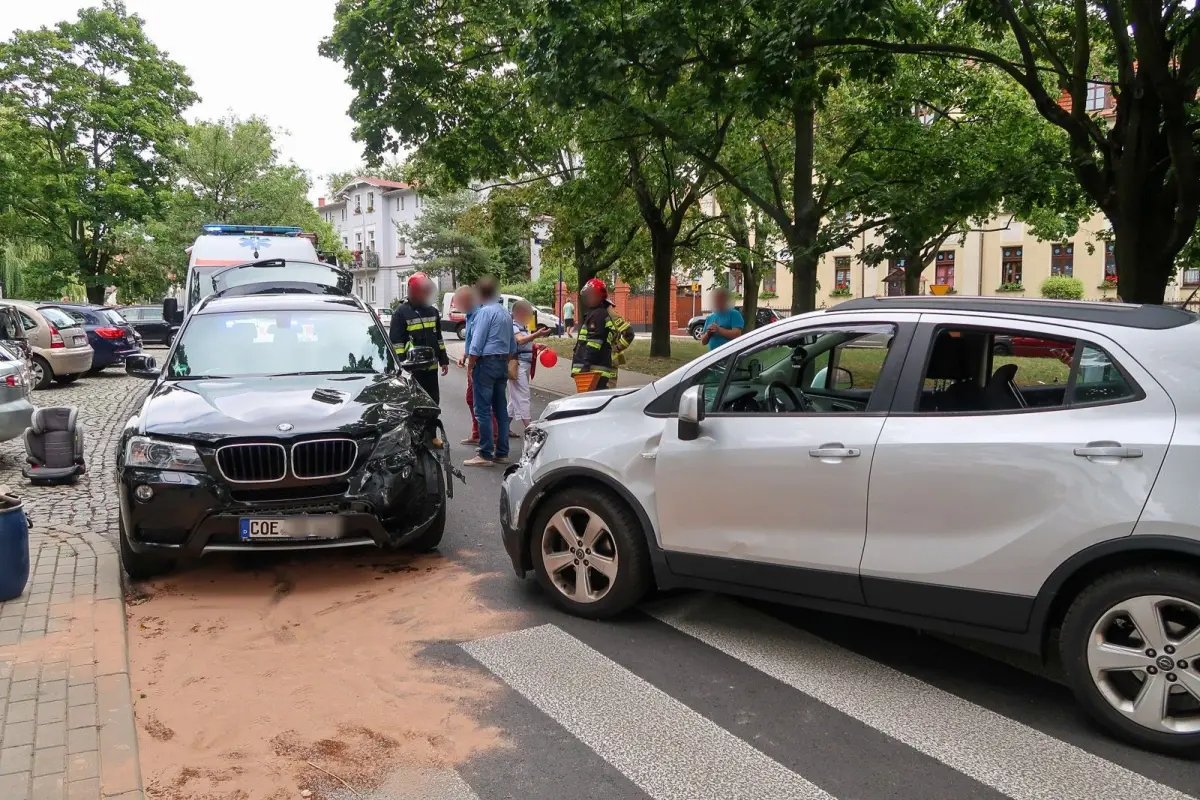 Kolizja na ulicy Kubika