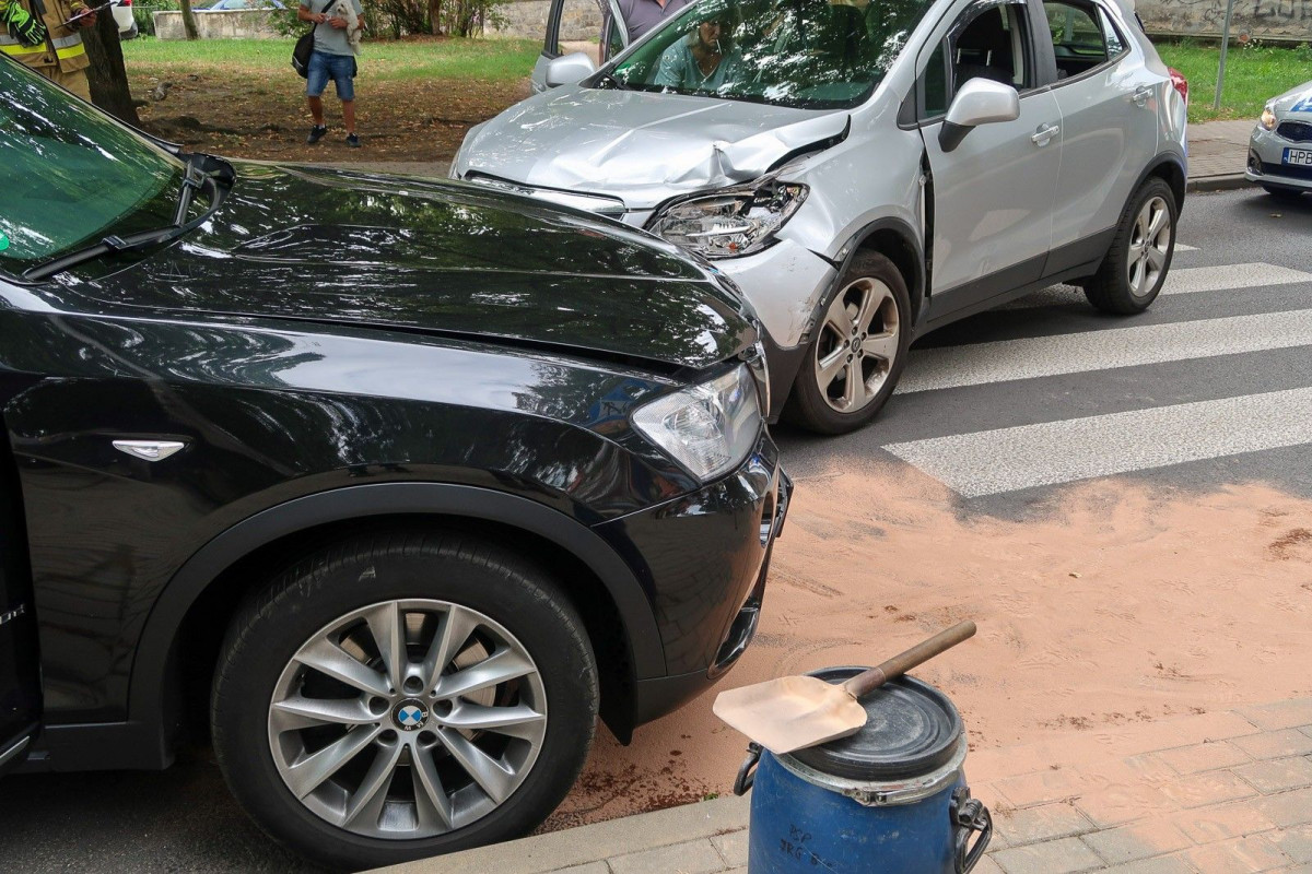 Kolizja na ulicy Kubika