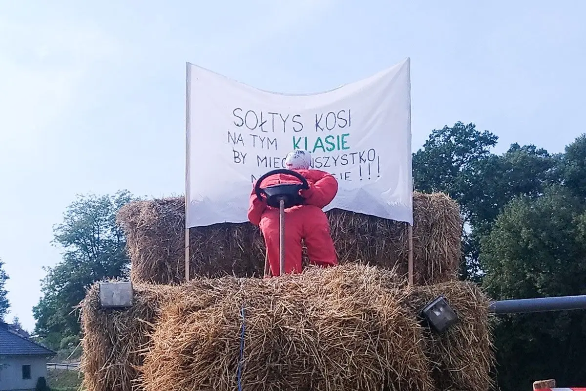 Dekoracje Bolesławic podczas dożynek gminnych 2019