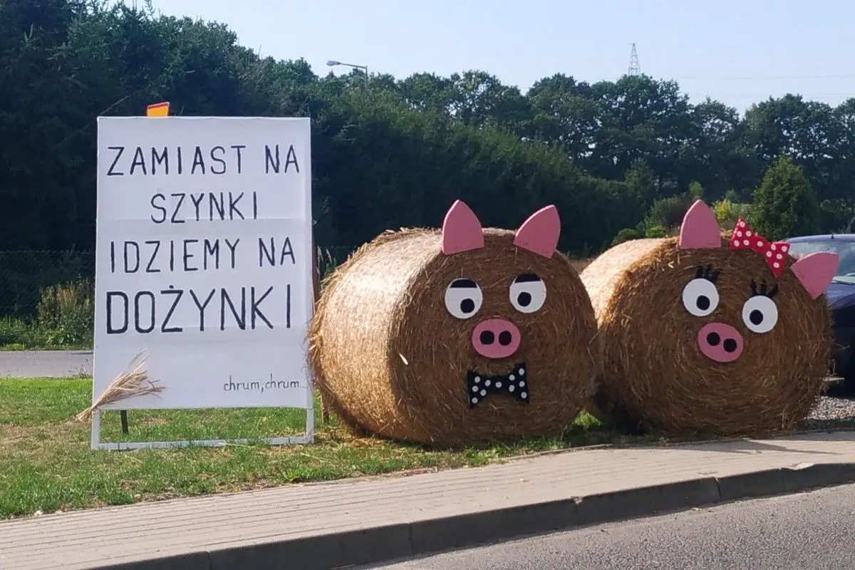 Dekoracje Bolesławic podczas dożynek gminnych 2019