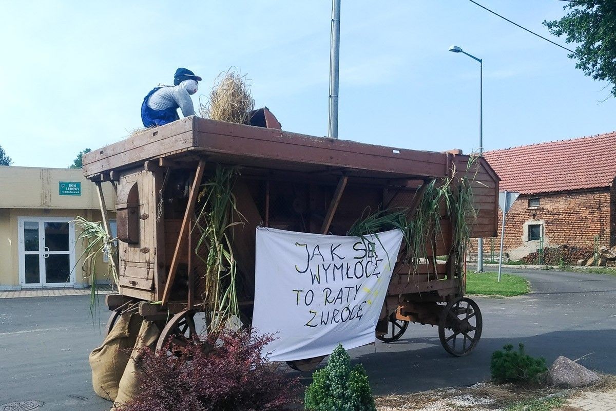 Dekoracje Bolesławic podczas dożynek gminnych 2019