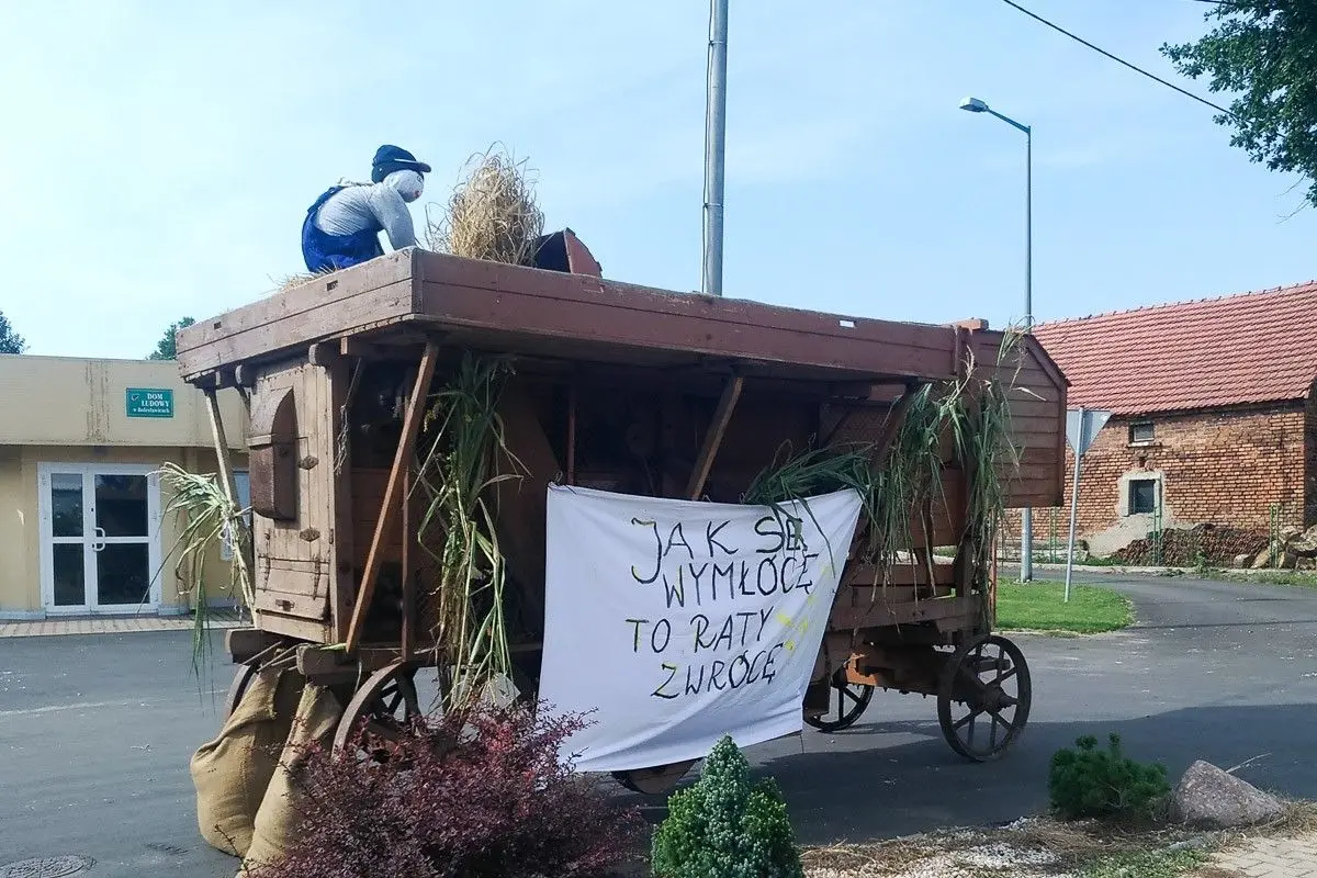 Dekoracje Bolesławic podczas dożynek gminnych 2019