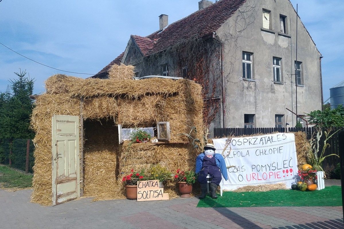 Dekoracje Bolesławic podczas dożynek gminnych 2019