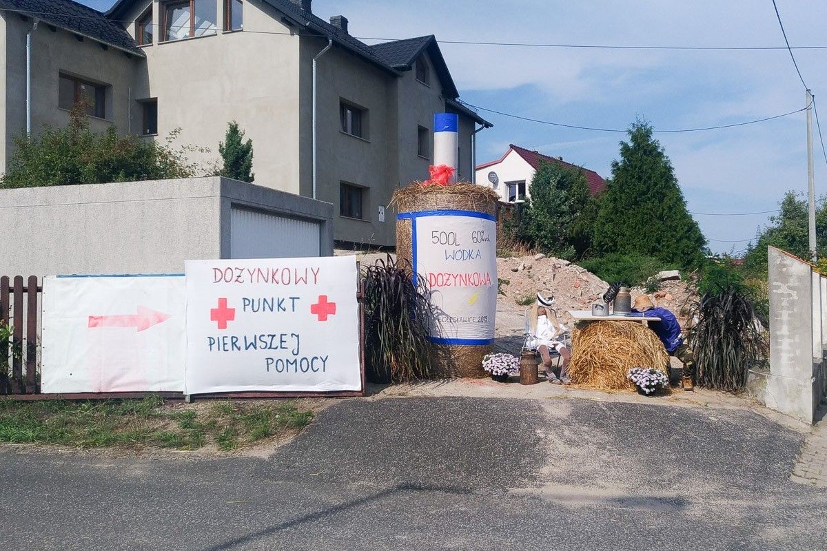 Dekoracje Bolesławic podczas dożynek gminnych 2019