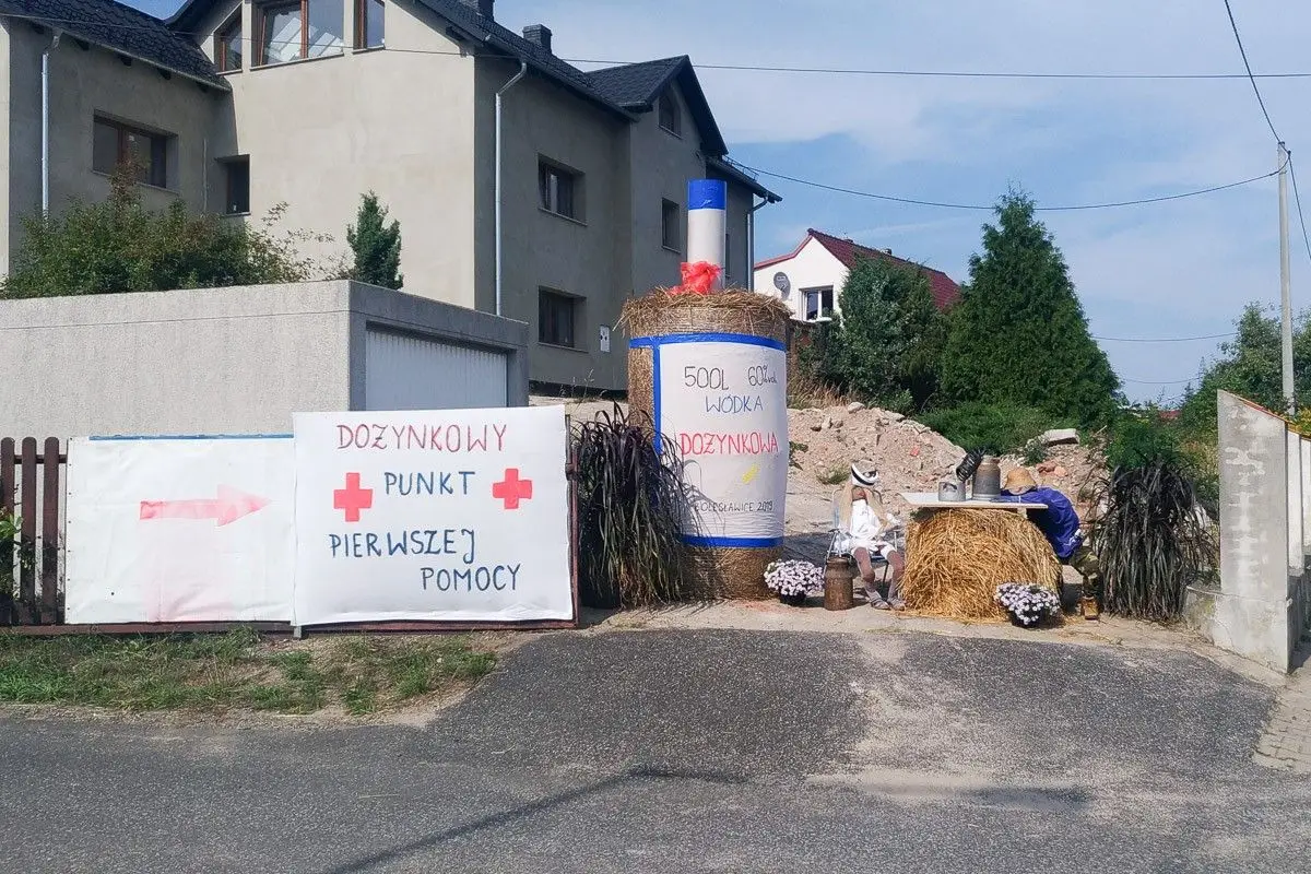 Dekoracje Bolesławic podczas dożynek gminnych 2019