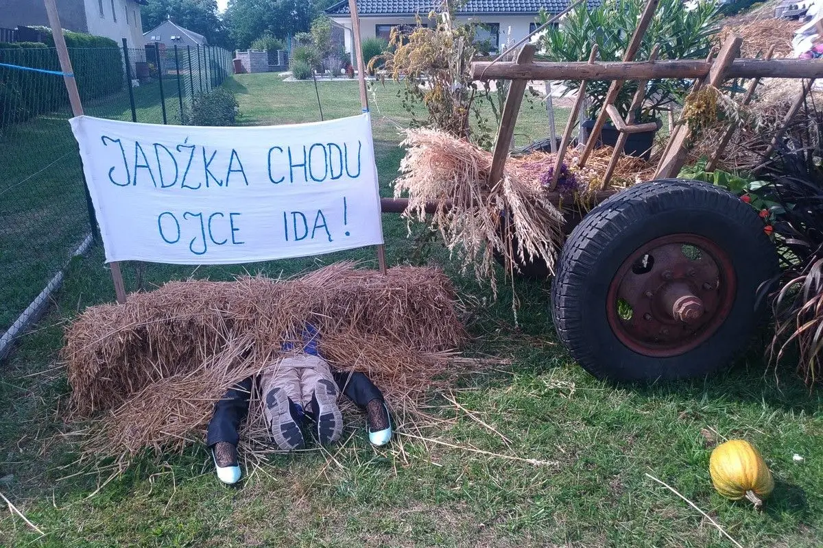 Dekoracje Bolesławic podczas dożynek gminnych 2019