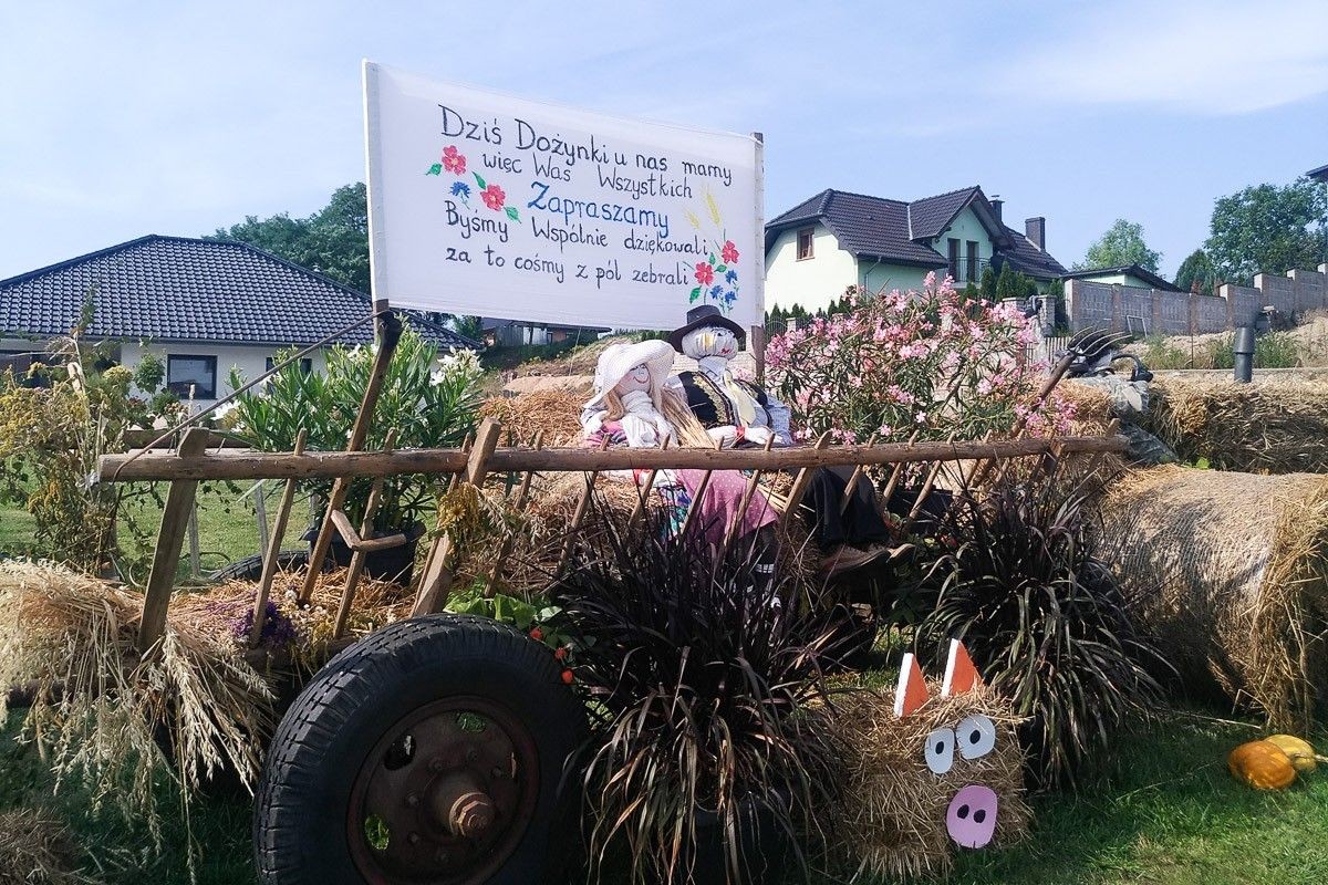 Dekoracje Bolesławic podczas dożynek gminnych 2019