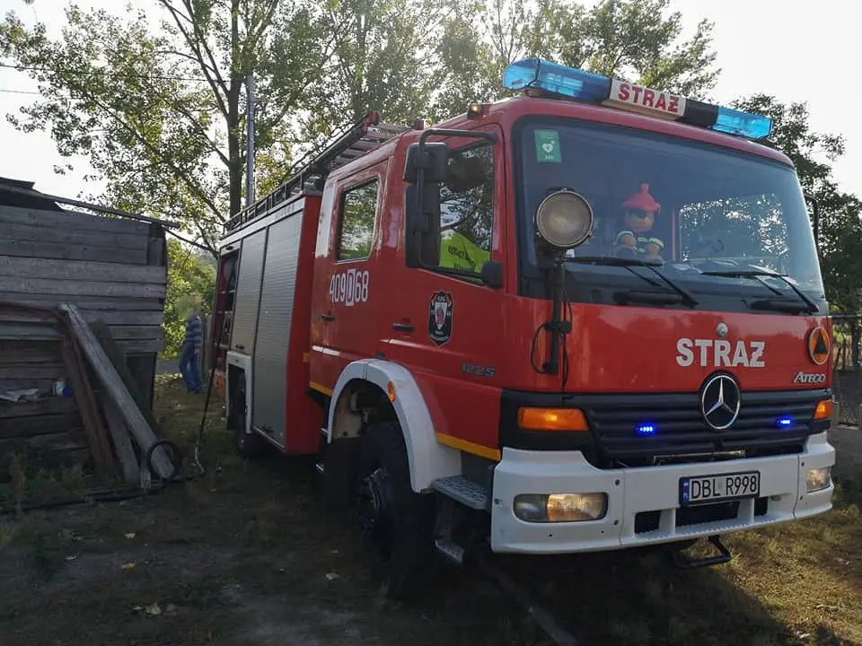 Pożar w Tomaszowie Bolesławiecki