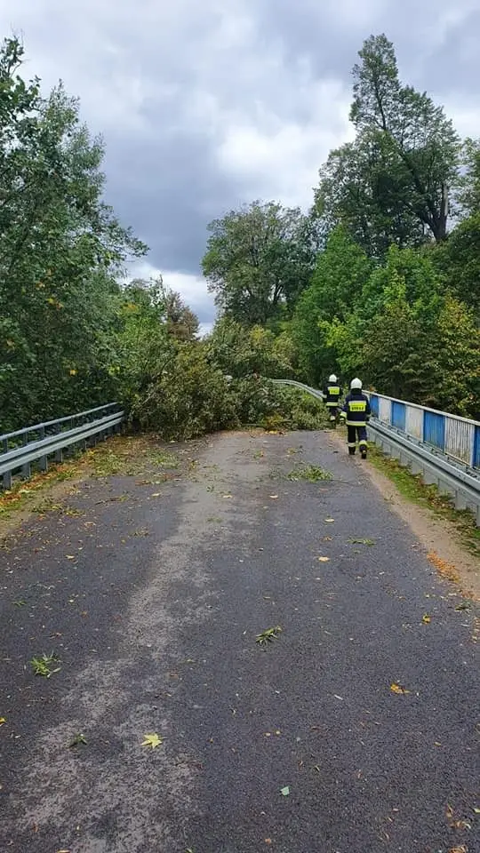 Wichura w powiecie