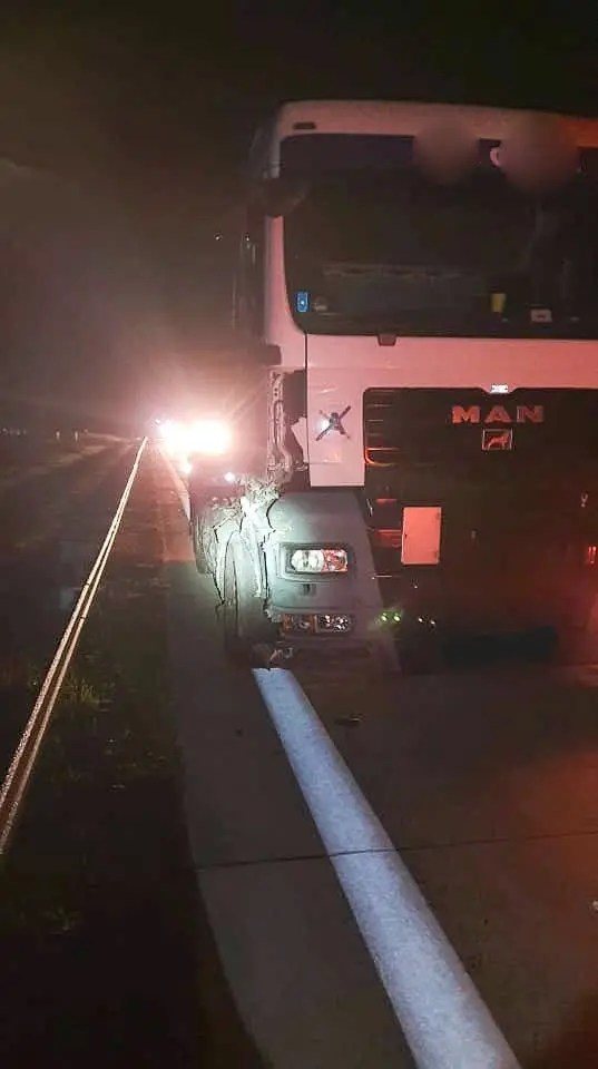 Dwie kolizje na A18. Jedna z… udziałem US Army